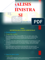 Analisis Administrasi I