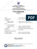 PTCA Meeting August 19, 2022