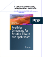 Download full chapter Fog Edge Computing For Security Privacy And Applications Wei Chang pdf docx
