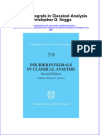 Download textbook Fourier Integrals In Classical Analysis Christopher D Sogge ebook all chapter pdf 