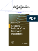Textbook Geological Evolution of The Precambrian Indian Shield M E A Mondal Ebook All Chapter PDF