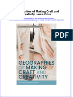 Download textbook Geographies Of Making Craft And Creativity Laura Price ebook all chapter pdf 