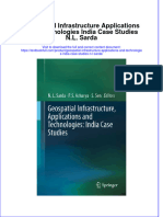Download textbook Geospatial Infrastructure Applications And Technologies India Case Studies N L Sarda ebook all chapter pdf 