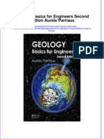 Textbook Geology Basics For Engineers Second Edition Aurele Parriaux Ebook All Chapter PDF