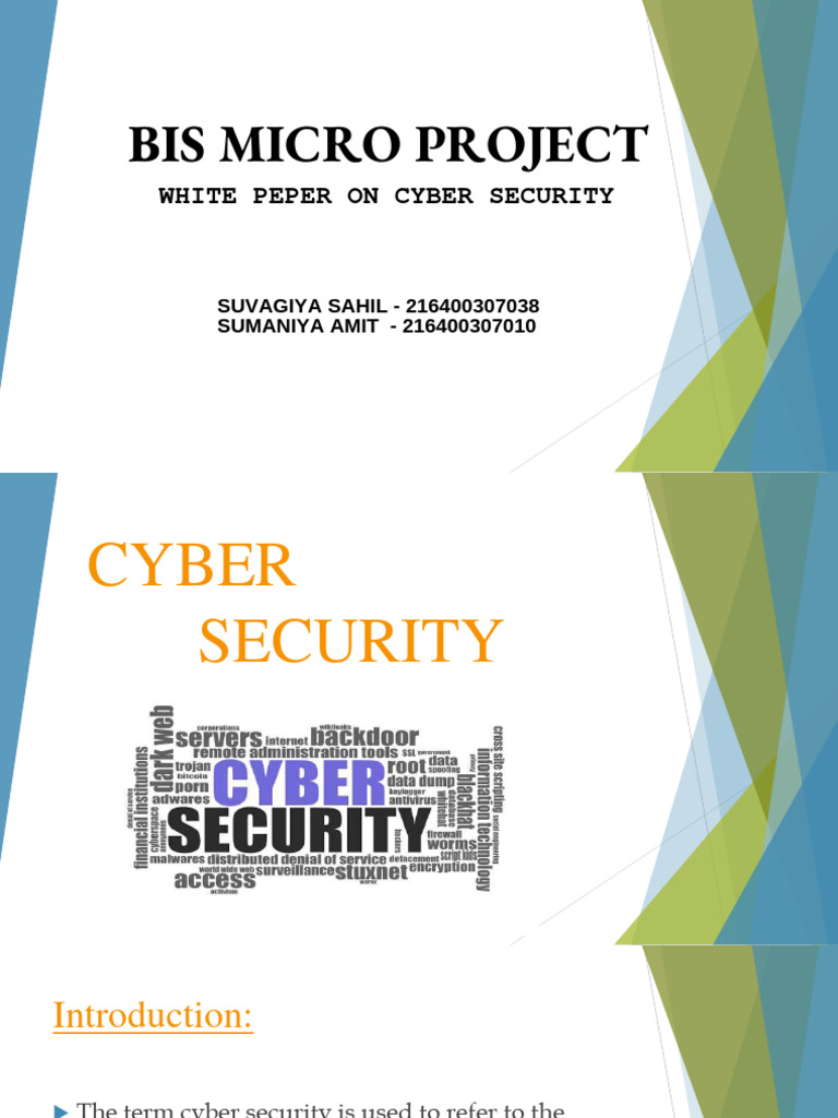 Cyber Security | PDF | Security | Computer Security