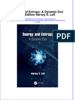 PDF Energy and Entropy A Dynamic Duo 1St Edition Harvey S Leff Ebook Full Chapter