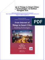 Download textbook From Internet Of Things To Smart Cities Enabling Technologies 1St Edition Hongjian Sun ebook all chapter pdf 