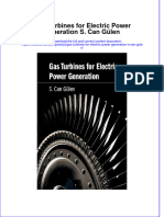 PDF Gas Turbines For Electric Power Generation S Can Gulen Ebook Full Chapter