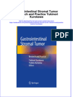 PDF Gastrointestinal Stromal Tumor Research and Practice Yukinori Kurokawa Ebook Full Chapter