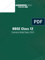 RBSE Class 12 Commerce Model Papers 2024
