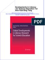 Download textbook Global Developments In Literacy Research For Science Education 1St Edition Kok Sing Tang ebook all chapter pdf 
