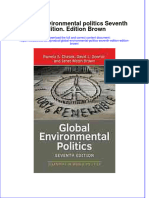 Download textbook Global Environmental Politics Seventh Edition Edition Brown ebook all chapter pdf 