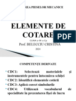 M1-Elemente de Cotare