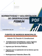 FISMUN-Normas y solventación de observaciones