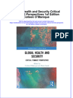 Download textbook Global Health And Security Critical Feminist Perspectives 1St Edition Colleen Omanique ebook all chapter pdf 