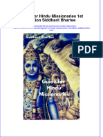 PDF Guide For Hindu Missionaries 1St Edition Siddhant Bhartee Ebook Full Chapter