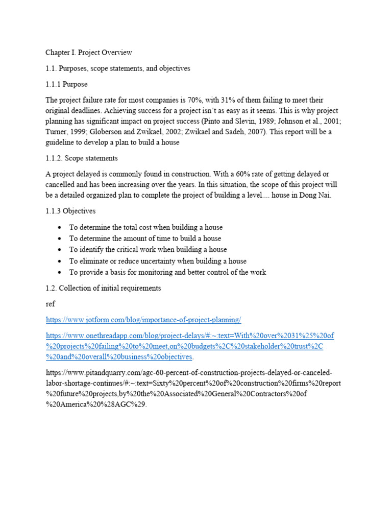 Construction Project Planning Guide | PDF | Business | Finance & Money ...