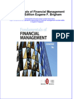 Download textbook Fundamentals Of Financial Management Concise Edition Eugene F Brigham ebook all chapter pdf 