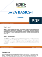 Java Basics 1 - Chapter One