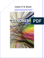 Download pdf Genomes 4 T A Brown ebook full chapter 