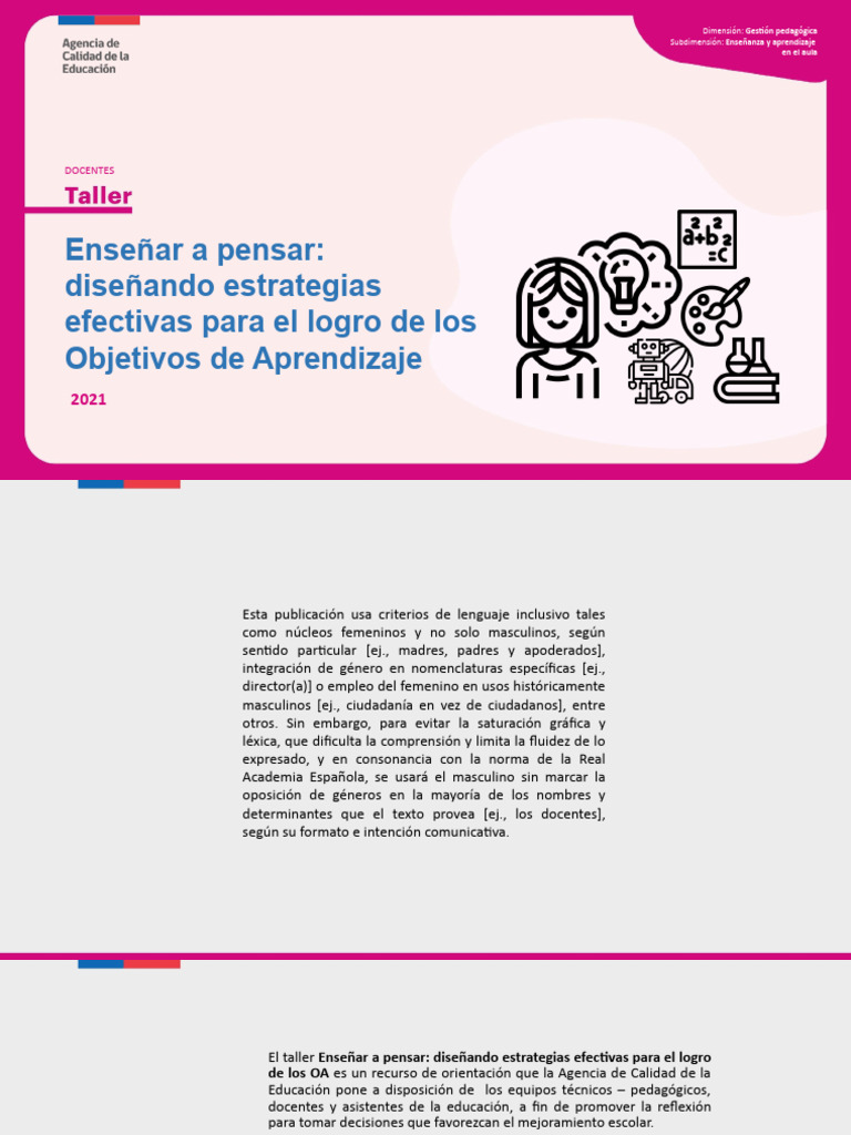 Estrategias Efectivas para Enseñar a Pensar | PDF | Pensamiento ...