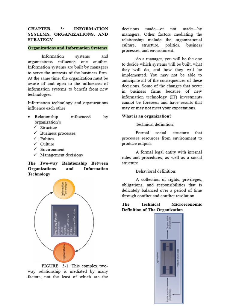 Impact of Information Systems on Organizations | PDF | Business Process ...