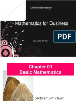 MB101-M8 Chapter 01 Basic Mathematics