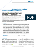 Machine Learning Solutions For The Security of Wireless Sensor Networks A Review