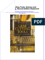 Download textbook Gear Cutting Tools Science And Engineering Second Edition Radzevich ebook all chapter pdf 
