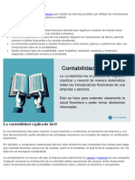 ¿Qué Es La Contabilidad?: Finanzas