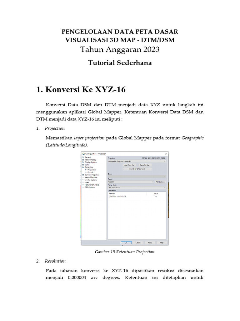 Konversi dan Upload Data XYZ-16 | PDF