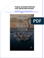 Ebffiledoc - 486download Textbook Great Powers and International Hierarchy Daniel Mccormack Ebook All Chapter PDF