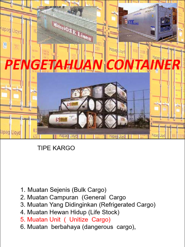 Jenis dan Karakteristik Kontainer | PDF