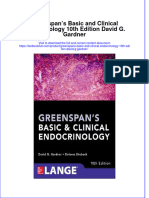 Download textbook Greenspans Basic And Clinical Endocrinology 10Th Edition David G Gardner ebook all chapter pdf 