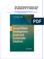 Download textbook Ground Water Development Issues And Sustainable Solutions S P Sinha Ray ebook all chapter pdf 