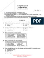 GE Sample Paper 11 Unsolved