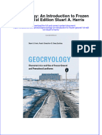 Textbook Geocryology An Introduction To Frozen Ground 1St Edition Stuart A Harris Ebook All Chapter PDF