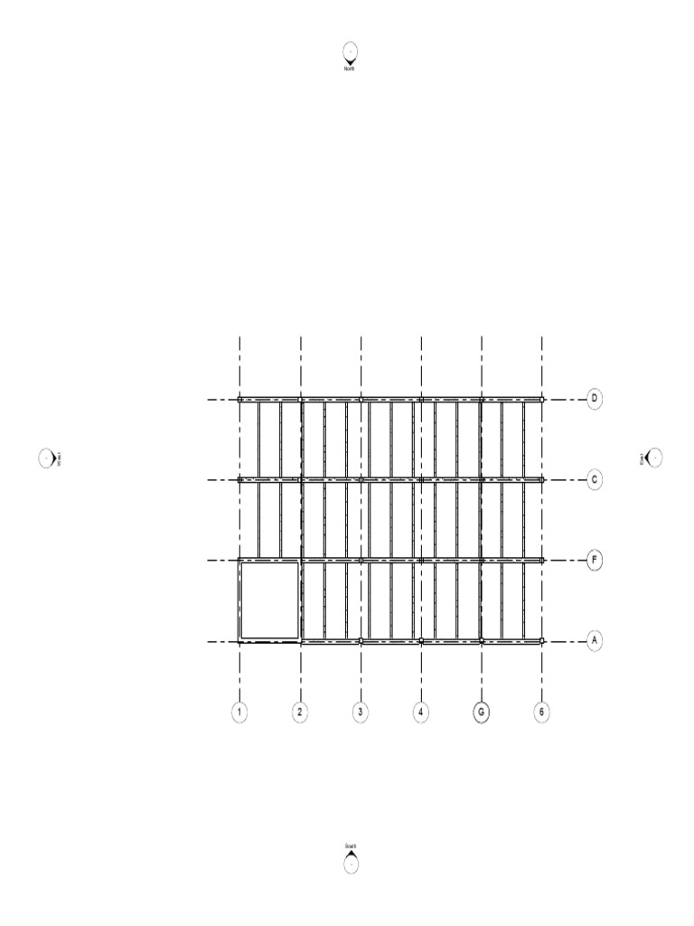 Midas Na Revit Pa Framing Plan Structural Plan Level 1 | PDF