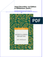 Download textbook Growth Linked Securities 1St Edition John Williamson Auth ebook all chapter pdf 