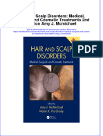 Download textbook Hair And Scalp Disorders Medical Surgical And Cosmetic Treatments 2Nd Edition Amy J Mcmichael ebook all chapter pdf 