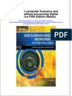 Textbook Guide To Computer Forensics and Investigations Processing Digital Evidence Fifth Edition Nelson Ebook All Chapter PDF