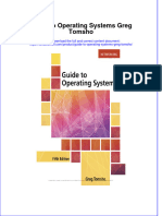 Ebffiledoc - 912download Textbook Guide To Operating Systems Greg Tomsho Ebook All Chapter PDF