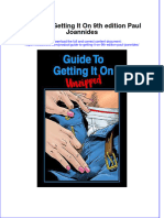 Ebffiledoc - 807download Textbook Guide To Getting It On 9Th Edition Paul Joannides Ebook All Chapter PDF
