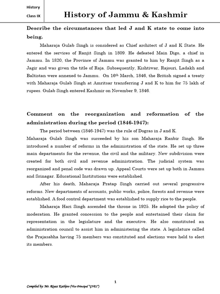 history-of-jammu-kashmir-describe-the-circumstances-that-led-j-and-k