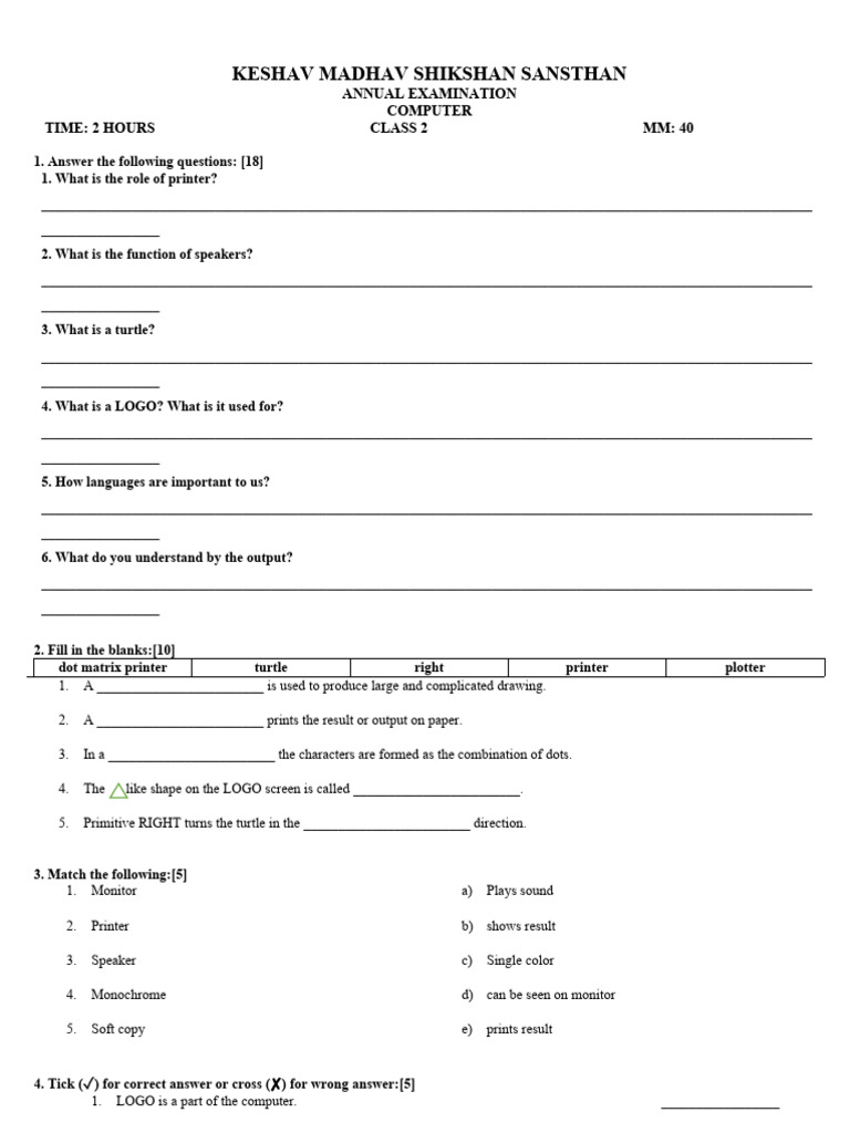 2 Computer Ae 2022 2023 Pdf Printer Computing Computer Science