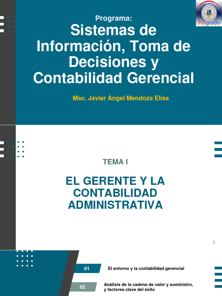 Contabilidad Gerencial y Toma de Decisiones | PDF | Business | Cadena ...