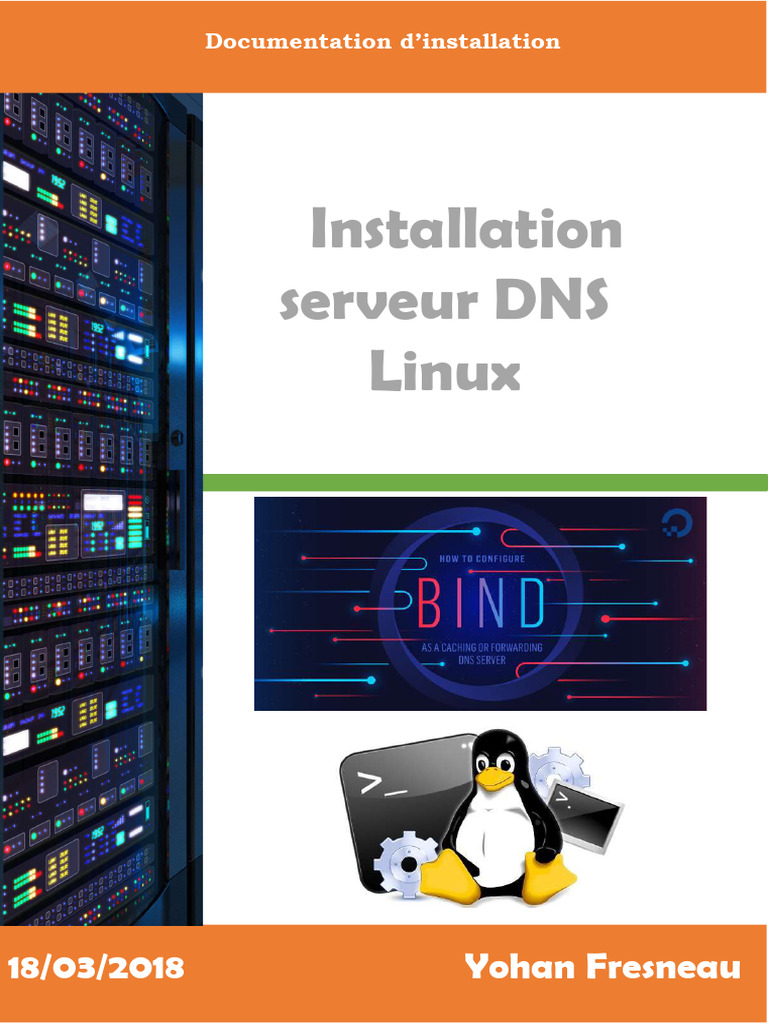 Installation d'un serveur DNS sous Linux | PDF | Système de noms de ...