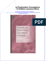 Full Chapter Foucault and Postmodern Conceptions of Reason 1St Edition Laurence Barry PDF