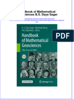Textbook Handbook of Mathematical Geosciences B S Daya Sagar Ebook All Chapter PDF