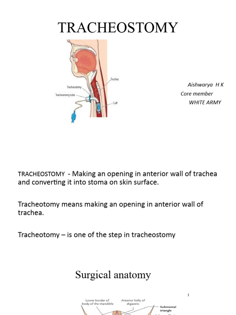 Whitearmy Tracheostomy | Download Free PDF | Respiratory Tract | Human ...